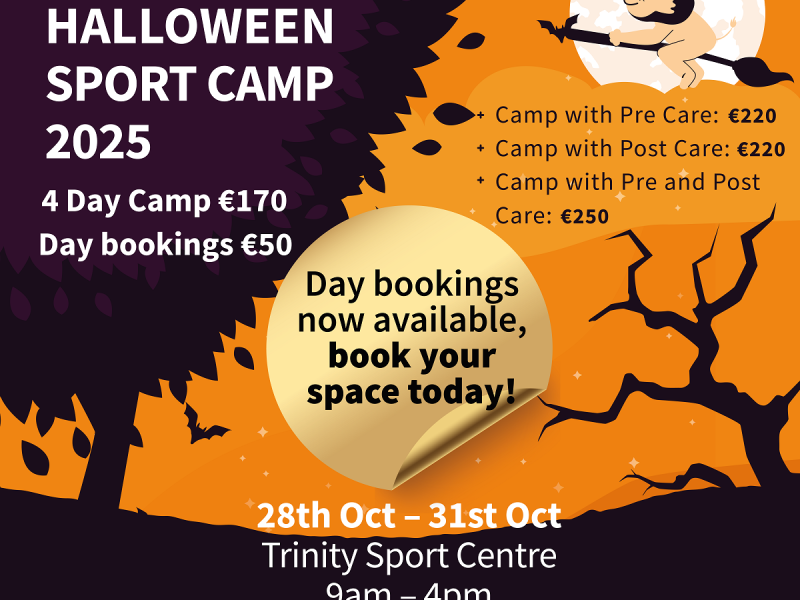 Bravehearts Halloween Camp at Trinity Sports Centre, Dublin city centre